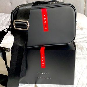 Prada Luna rossa VIP toiletry bag with added strap